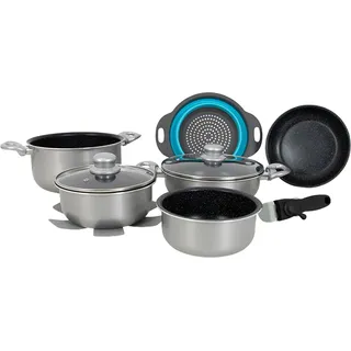 gimex Silver Topf-Set 6-tlg.