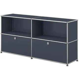 USM Haller Sideboard mit 2 Klapptüren anthrazitgrau