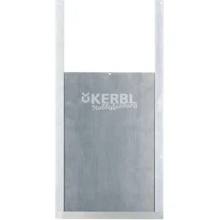 Kerbl Hühner Schiebetür 22 x 33 cm Silber