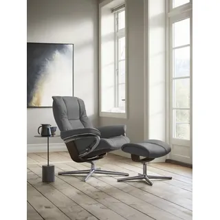 Stressless Mayfair mit Cross Base Microfaser 83 x 102 x 74 cm dark grey dinamica