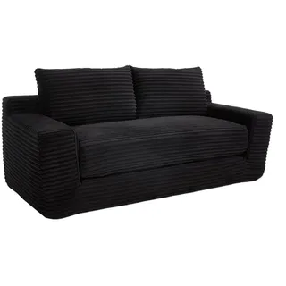 Oxeza Schlafsofa, Schwarz, Textil, Mode, Rechteckig, 85x62x180 cm, Wohnzimmer, Sofas & Couches, Schlafsofas