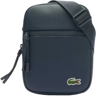 LACOSTE Herren Umhängetasche - S Flat Crossover Bag, 21x16x3,5cm (HxBxT) Dunkelblau