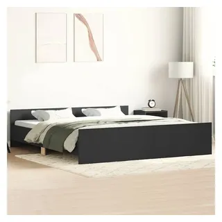 vidaXL 160 x 200 cm Schwarz
