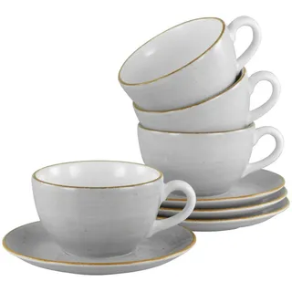 Creatable Cappuccinotasse Vintage Nature, Keramik, 280 ml, handbemalt, Kaffee & Tee, Tassen, Cappuccinotassen
