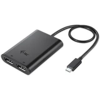 iTEC USB-C Dual 4K/60Hz DP Video Adapter Schwarz
