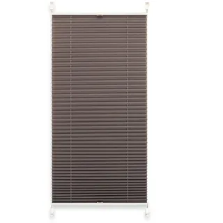 EXKLUSIV HEIMTEXTIL Plissee 55 x 140 cm silber-grau