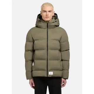 khujo Steppjacke Silas2 Warme Herren Winterjacke mit großer Kapuze grün M (50)