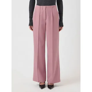 Y.A.S Anzughose YASREEMAJ HW PANT NOOS Regular Fit, Materialmix mit Stretch lila 42