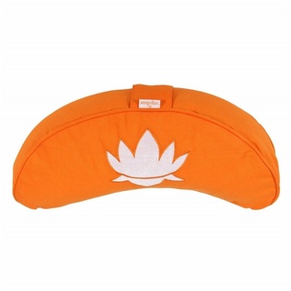 yogabox Yogakissen Halbmond BASIC Lotus Stick weiß orange