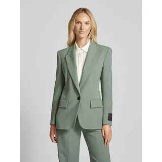 Slim Fit Blazer mit Viskose-Anteil Modell 'Antega', Khaki, 42