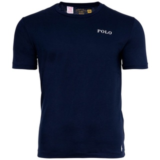 Polo Ralph Lauren T-Shirt Herren T-Shirt - CREW-SLEEP TOP, Schlafshirt blau XL