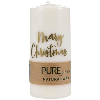Wenzel Pure Safe Kerze, Christmas, natur, 130x60 (3)