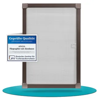 APANA Insektenschutz Fenster 40 x 60 cm braun