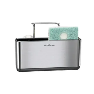 simplehuman Spülbeckencaddy, schmal, gebürsteter Edelstahl (KT1134)