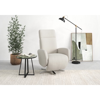 TV-Sessel SIT&MORE "Grenoble" Sessel Gr. Struktur weich, manuell verstellbar, B/H/T: 71 cm x 110 cm x 82 cm, beige (creme) Fernsehsessel und TV-Sessel