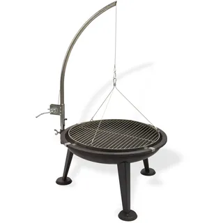 Schwenkgrill 3-Bein Rundgrill Holzkohlegrill Barbecue BBQ Grill Ø 55 cm "Oregon"