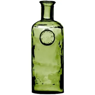 NATURAL LIVING FLASCHENVASE Adele 2,3L SMARAGD AUS RECYCELTEM Glas D13 X H35