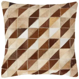 Homescapes Fellkissen 45 x 45 cm Mehrfarbig