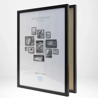 M MERCEO Bilderrahmen 50x70cm schwarz, 2 Stk.