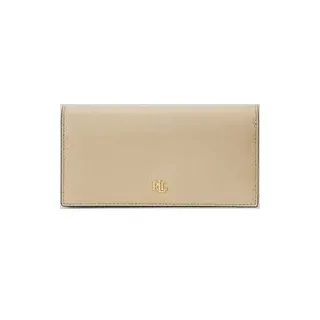 Portemonnaie aus echtem Leder, Beige, 1