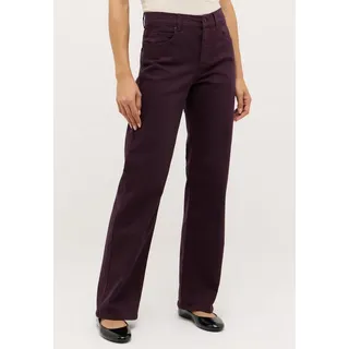 ANGELS Stretch-Jeans weite Passform, aus Baumwollmischung, mit Metallreißverschluss rot 46