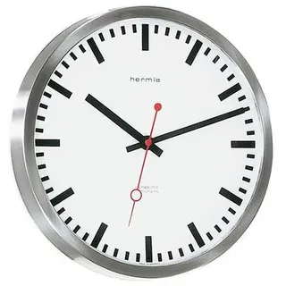 Hermle Hermle Funk-Bahnhofsuhr, silber
