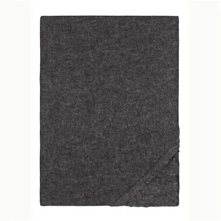 biberna Spannbettlaken Melange-Flanell 90 x 190 - 100 x 200 cm titanium