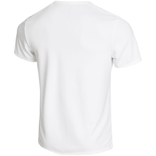 Nike Dri-Fit Miler UV Laufshirt Herren - Weiß, Größe L (auch verfügbar in S, M, XL, XXL)