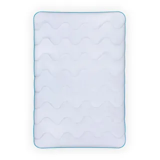 BestLivings 4 Jahreszeitenbett mit blauer Biese - 200cm x 200cm