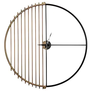 JVmoebel Wanduhr Moderne Wanduhr in minimalistischer Optik mit eleganten Linien (Made in Europe) braun