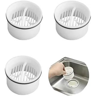 Haarsieb Dusche 3pcs, Abflusssieb Dusche und Geruchsverschluss Dusche, Duschablauf Deckel Ersatz, Sieb Dusche Abfluss Haare, Duschsieb Abfluss Haare, Haarsieb und Duschsieb für Ablaufgarnitur