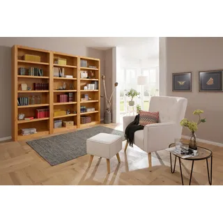 OTTO home Bücherwand Bergen 244,5 x 27 x 213 cm Beige