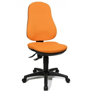 TOPSTAR Drehstuhl Hochwertiger Drehstuhl orange Bürostuhl ergonomische Form Made in Germany