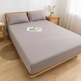 VEAIA Spannbettlaken Leinen Matratzenbezug Spannbetttuch 90 * 200CM 180 * 200CM Bettlaken Bettdecke Mit Rundum Elastischer Tiefer Tasche (Color : G, Size : 150 * 200cm)