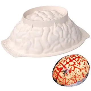 Halloween Silikonformen Backform Gehirn Kuchenform Silikon Kuchenbackform Halloween Mousse Soap Gehirn Form Kürbisform Motivbackformen Organ