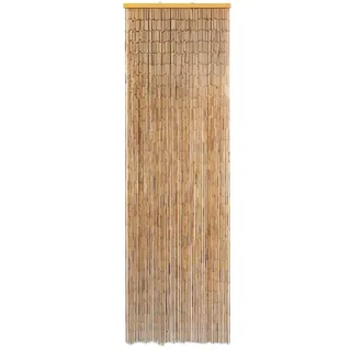 vidaXL Insektenschutz Türvorhang Bambus 56 x 185 cm Braun