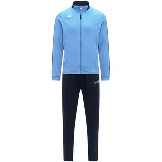 Kappa Herren Talk Trainingsanzug Salcito Tkt, Bleu Ciel/Bleu Marine, M