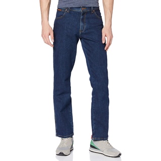 Wrangler Herren Texas 821 Authentic Straight Jeans, Darkstone Dark, 32W / 30L