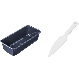 Dr. Oetker 2367 Kastenform 25 cm, robuste Brotbackform & Kuchenlöser, einfaches und schnelles Lösen, für antihaft-beschichtete Backformen geeignet, schonend zu allen Oberflächen (Farbe: weiß)
