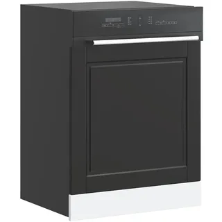 vidaXL Unterschrank Geschirrspülerblende Porto 60 x 1,5 x 67 cm Schwarz