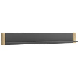 Wandboard Bella Eiche furniert 164cm Wandregal Schweberegal Eiche-Optik Neu &OVP