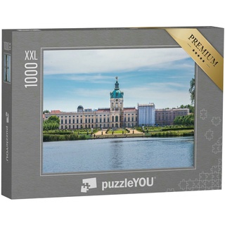 puzzleYOU Puzzle Schloss Charlottenburg mit Schlossgarten, Berlin, 1000 Puzzleteile, puzzleYOU-Kollektionen Schlösser
