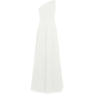 Apart Fashion Chiffonkleid Midi Weiß 40