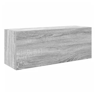 vidaXL Bad-Wandschrank 80 x 25 x 30 cm Grau