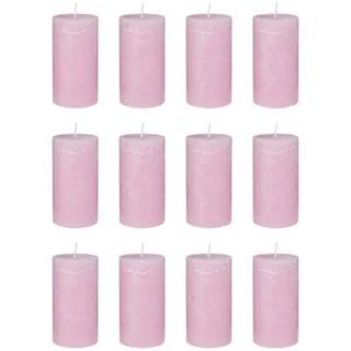 Butlers Stumpenkerze, Rosa, Paraffin, 7x13x7 cm, Dekoration, Kerzen & Zubehör