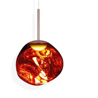 Tom Dixon Design Hängelampe Melt Mini, dimmbar, kupfer, für Wohn- / Esszimmer, Kunststoff, Design, Pendelleuchte - 28 cm - 28 cm - 27 cm