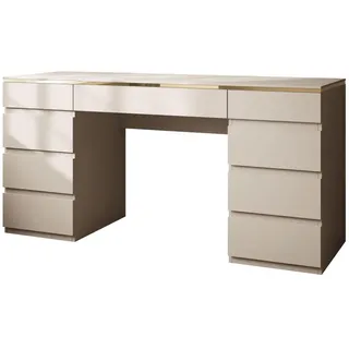 lookway Schreibtisch AURORA DOUBLE KASCHMIR mit Schubladen