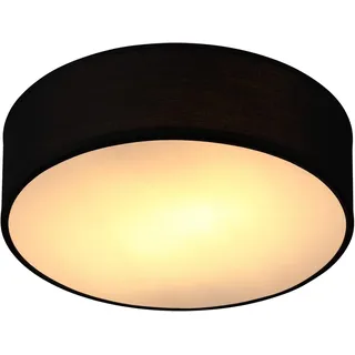 monzana Deckenleuchte 1-flammig 30 cm rund schwarz