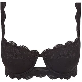 NINA VON C. Balconnet Dirndl-BH Silver Edition schwarz 90A