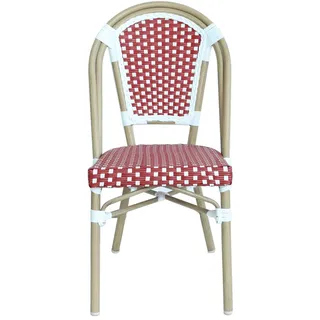Oviala Gartenstuhl 48 x 85 x 57 cm rot